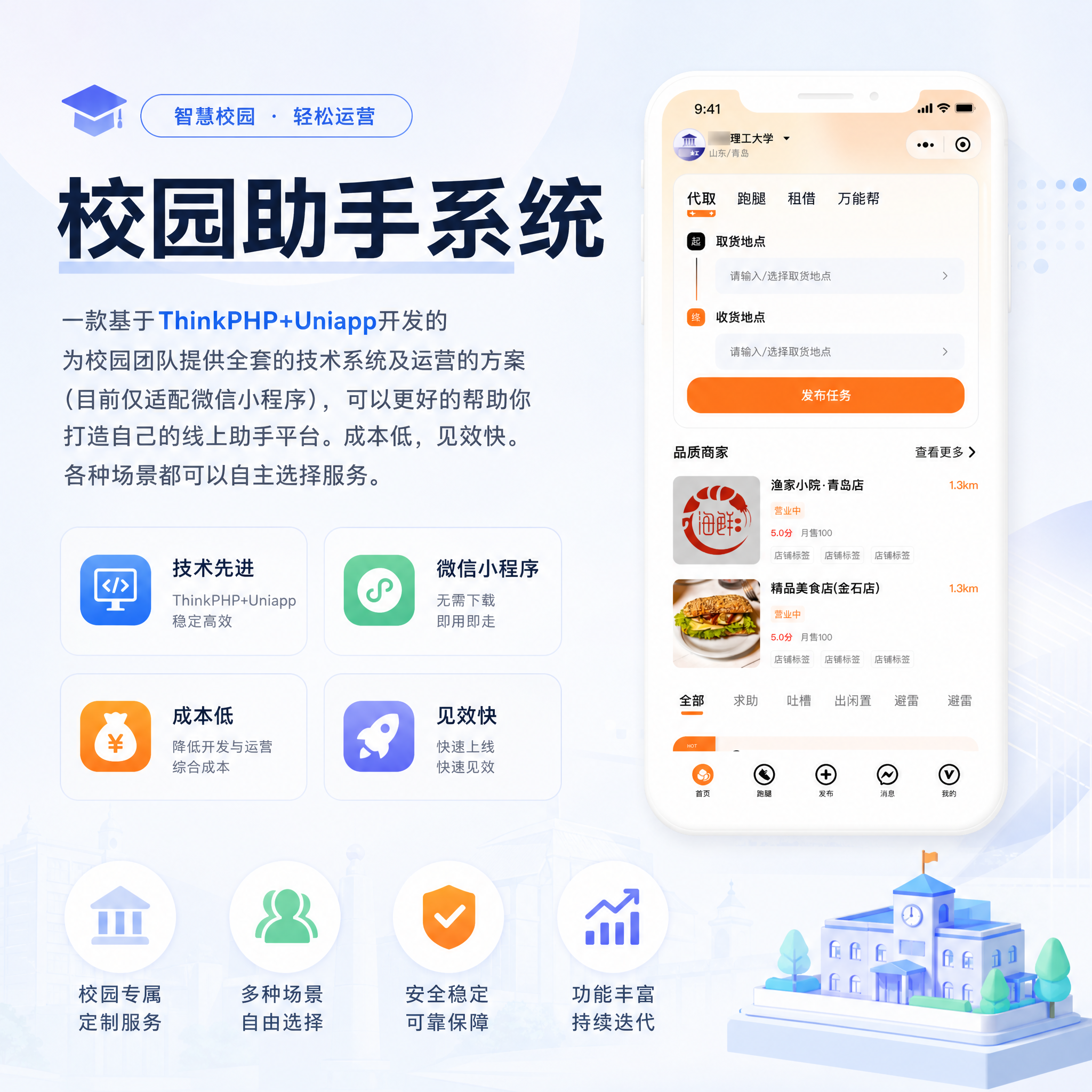 校园帮助手小程序